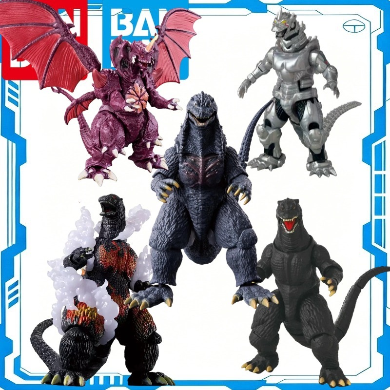 Model Kit Kiryu - Оригинальная фигурка-модель монстра Bandai: Годзилла, Горящая