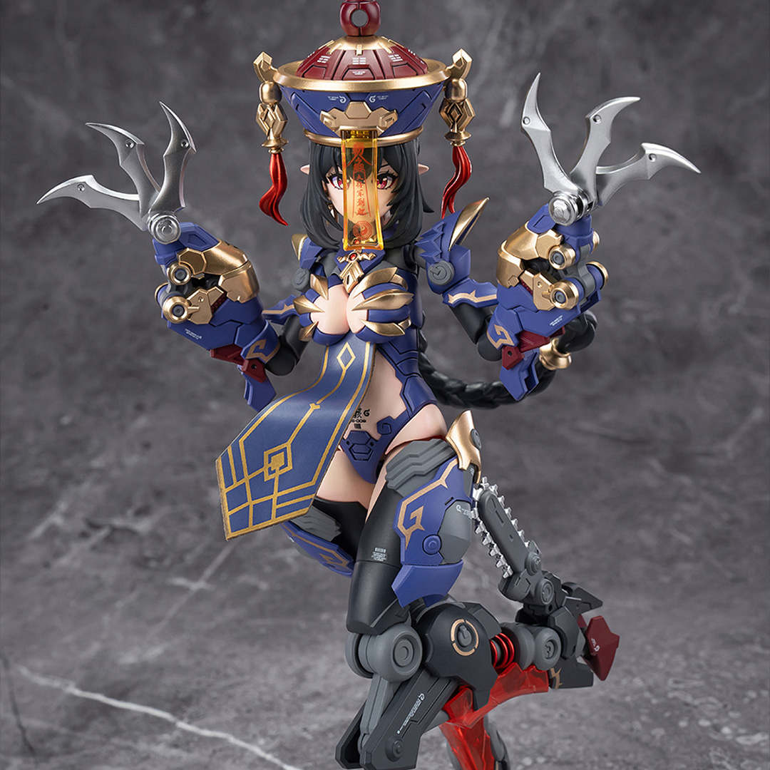 Model Kit Zombie Girl - Коллекционная аниме-фигурка-конструктор «Девушка-зомби» от Medta: модель