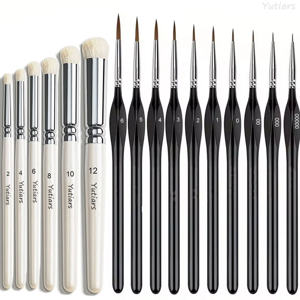 Model Kit Paint Set - Миниатюрные кисти, набор кистей для рисования,
