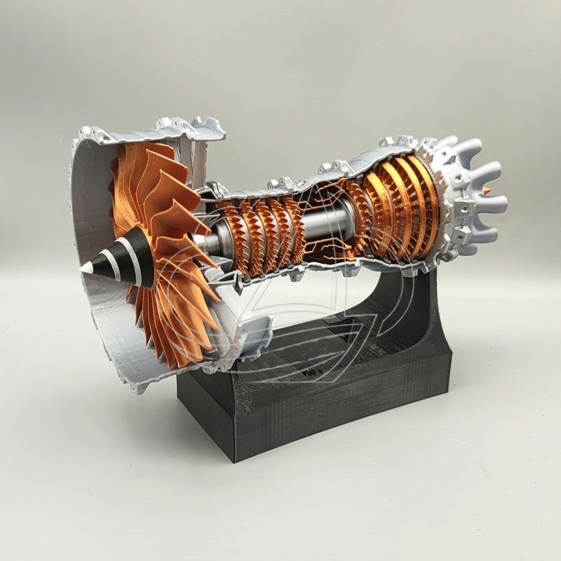 Model Kit Jet Engine - Миниатюрная модель турбовентиляторного двигателя для научных