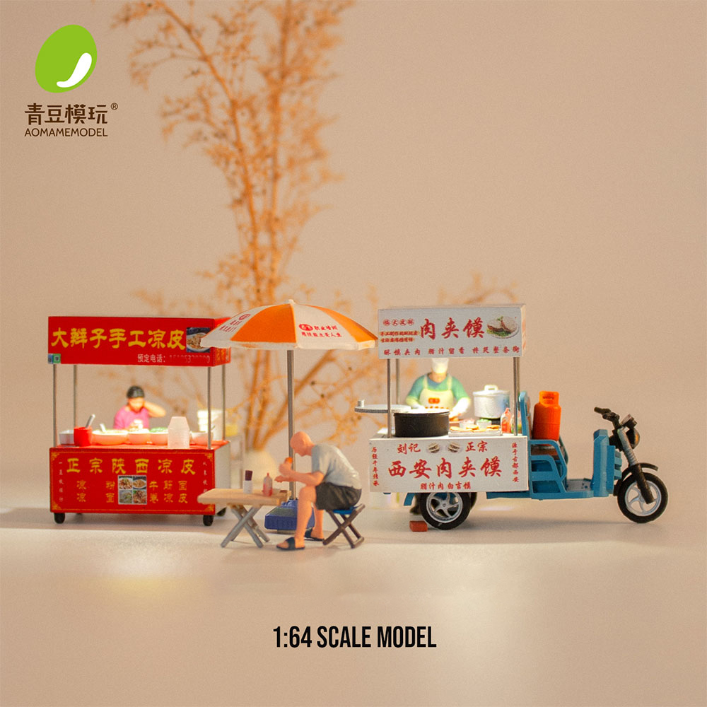 Model Kit Resin - Модельный набор «Ночной рынок» 1/64 -