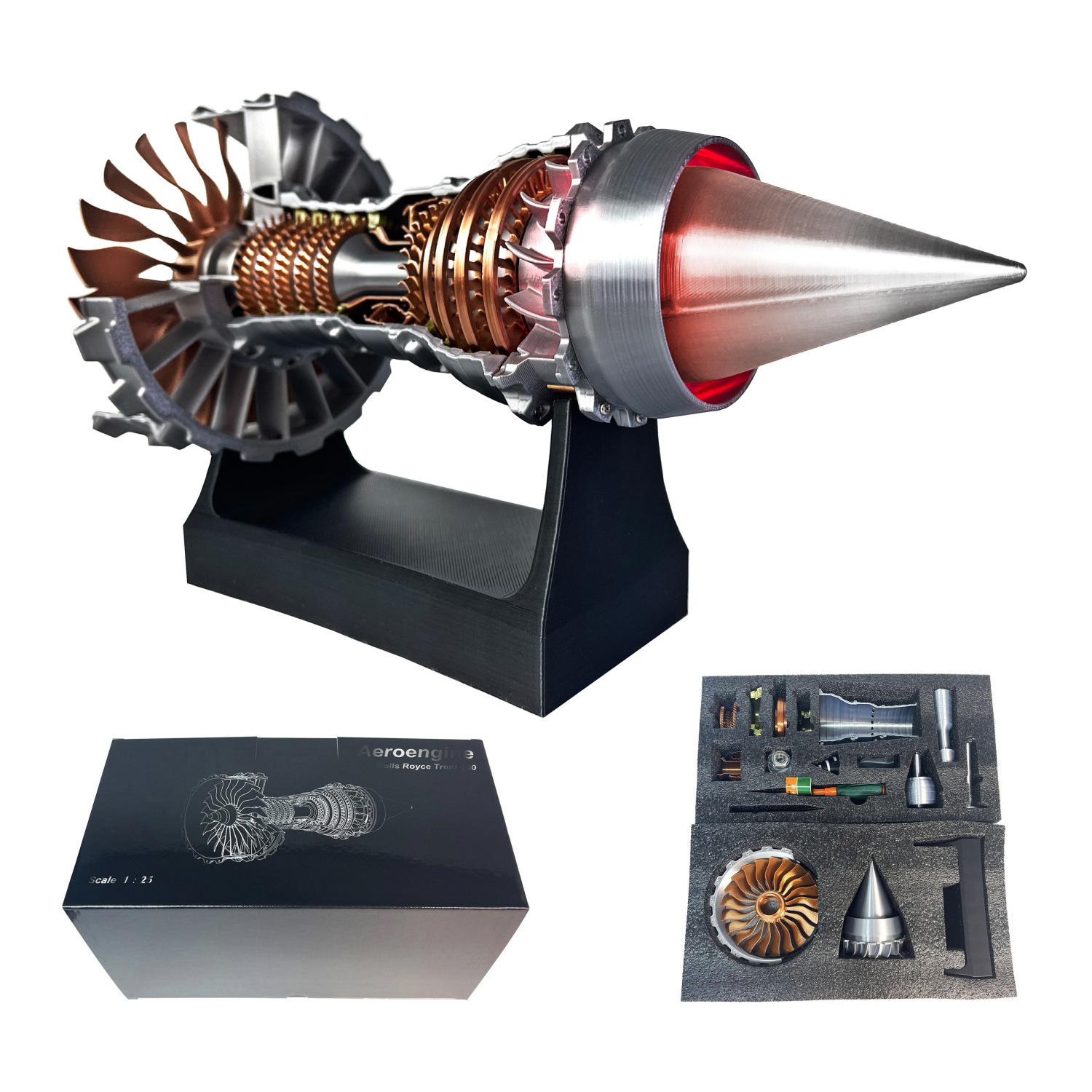 Модель турбовентиляторного реа – обзор и цена Model Kit Jet Engine