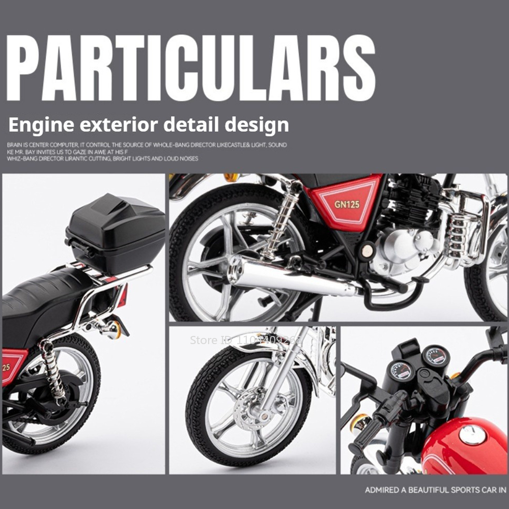 1:12 Suzuki GN125 R Nine T Рет – обзор и цена Model Kit Aoshima