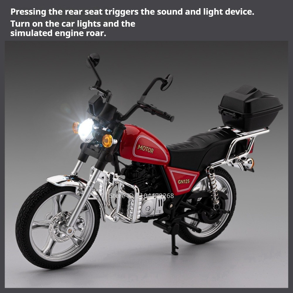 1:12 Suzuki GN125 R Nine T Рет – обзор и цена Model Kit Aoshima