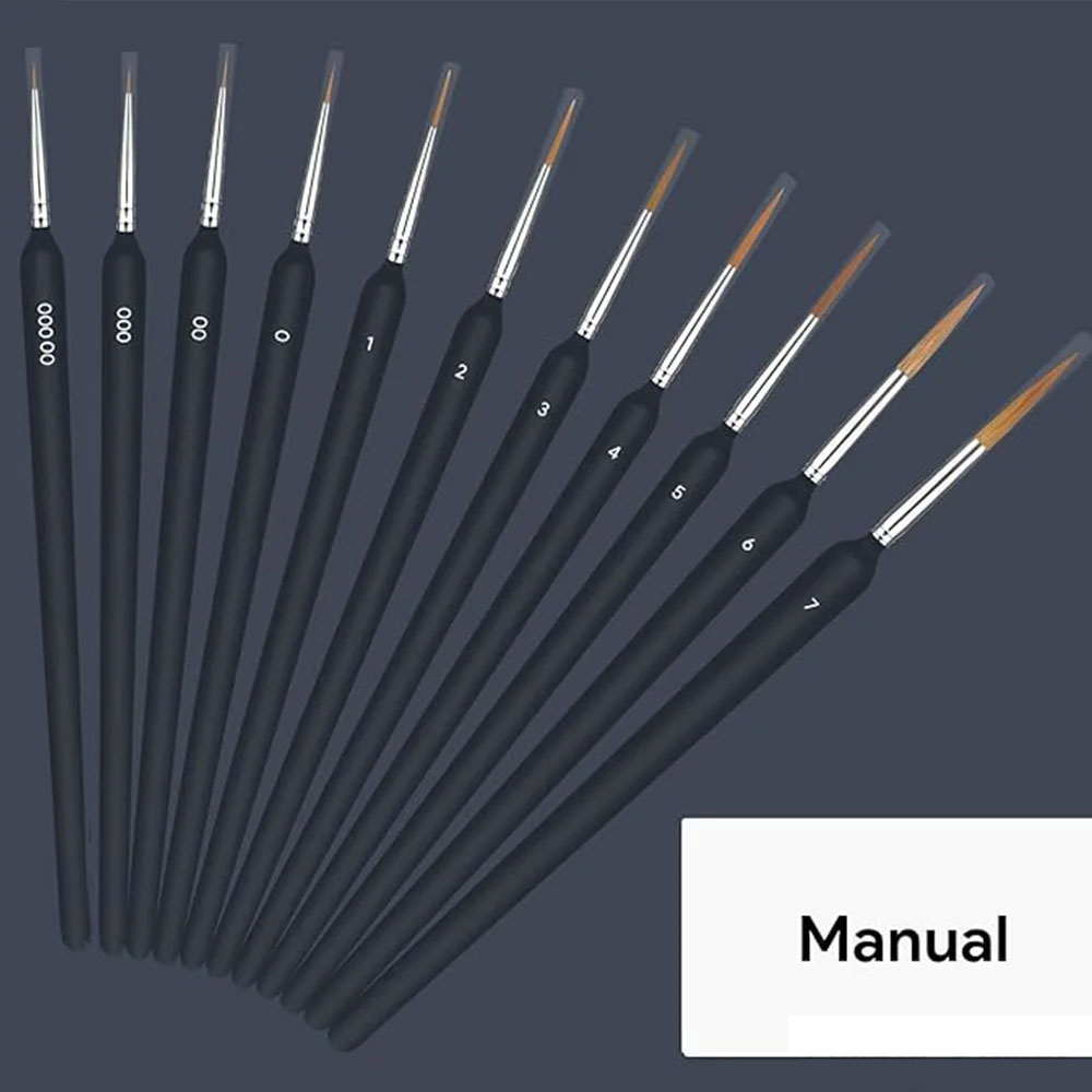 11/22 шт. миниатюрные кисти, н – обзор и цена Model Kit Paint Set