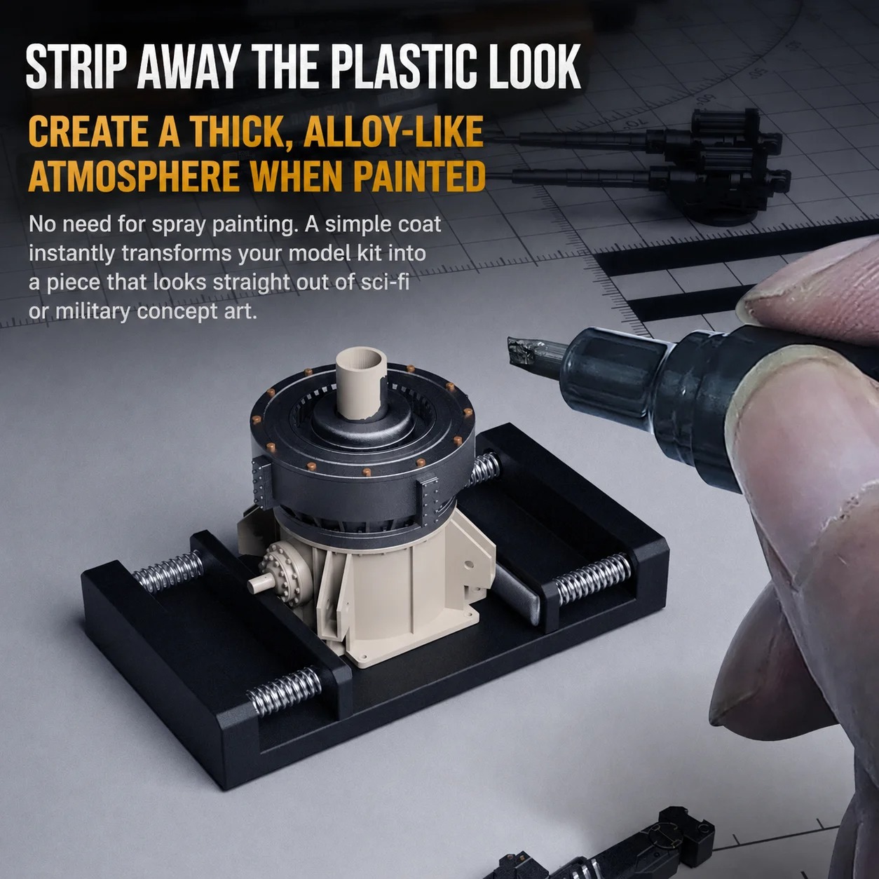 Металлический маркер Stedi с д – обзор и цена Model Kit Paint Set