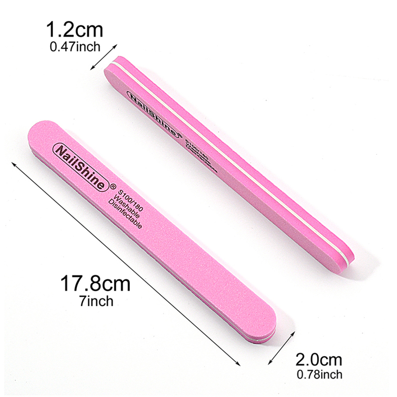 100 шт. розовые пилки для ногт – обзор и цена Sanding Stick Set