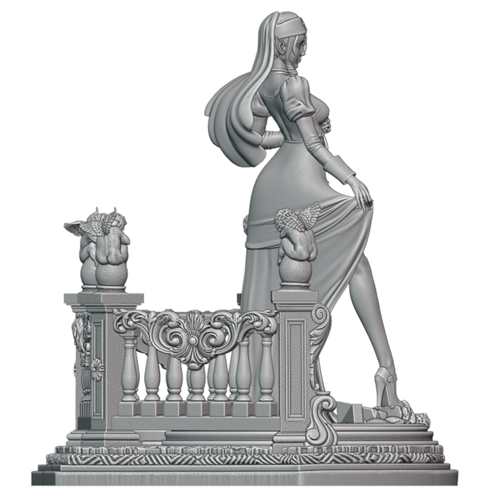 Фигурка эльфийской священницы  – обзор и цена Model Figure Base