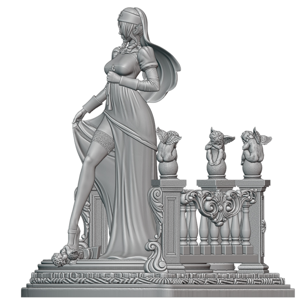 Фигурка эльфийской священницы  – обзор и цена Model Figure Base