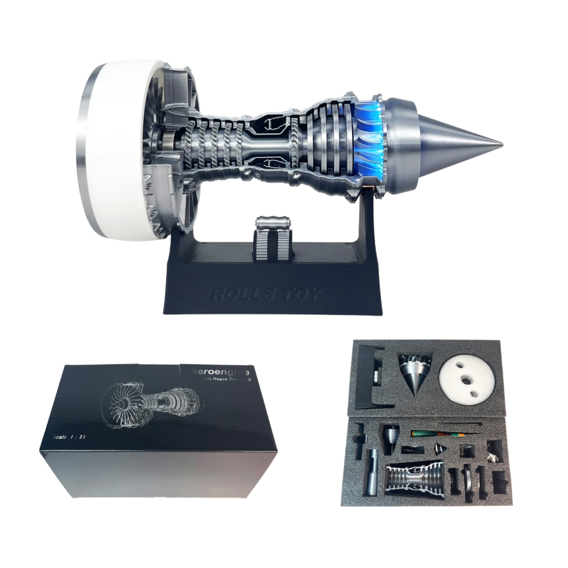 Модель турбинного двигателя с  – обзор и цена Model Kit Jet Engine
