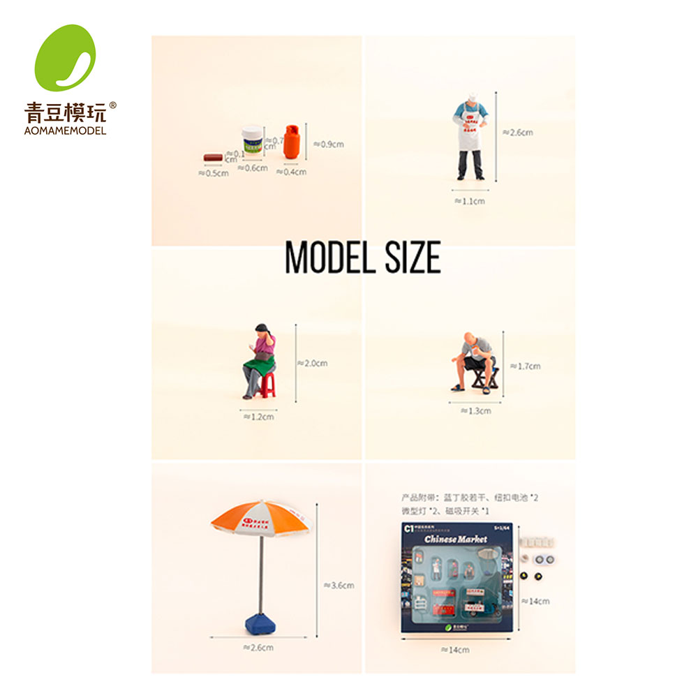 Модельный набор «Ночной рынок» – обзор и цена Model Kit Resin