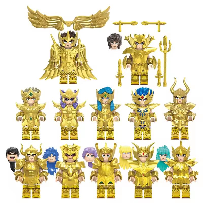 6/12 шт./компл. аниме Saint Se – обзор и цена Model Kit Kiryu